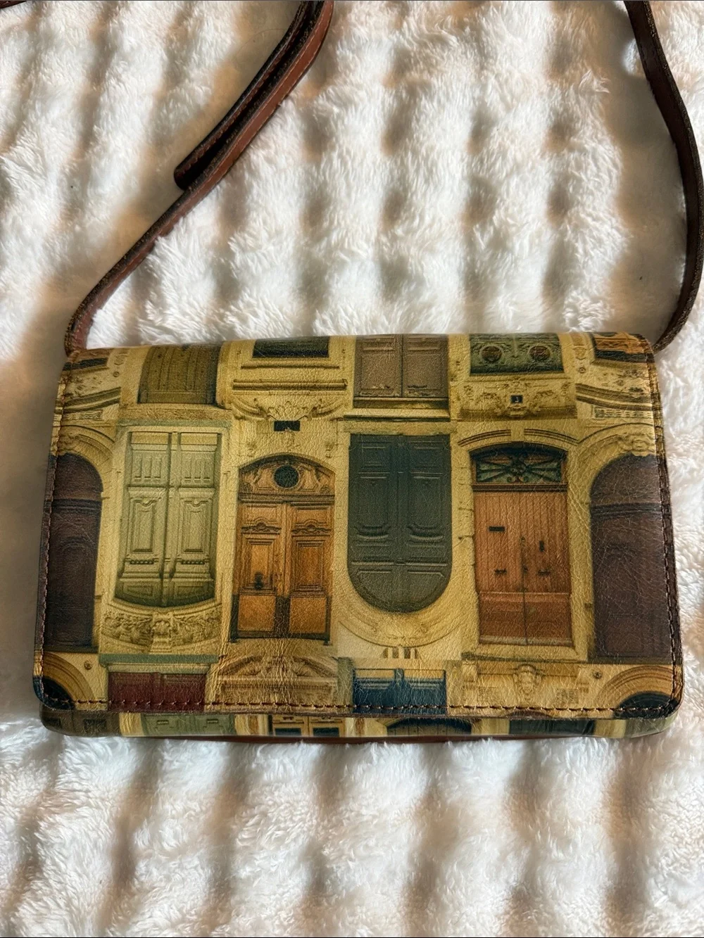 PATRICIA NASH ‘DOORWAYS OF ITALY’ CROSSBODY CONVERTIBLE PURSE